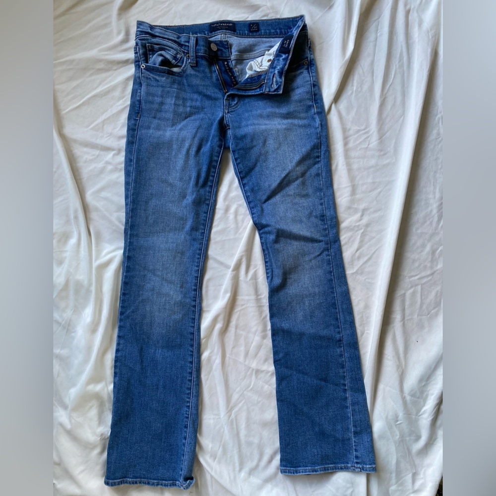 Lucky brand sweet boot jeans size 4 (27).